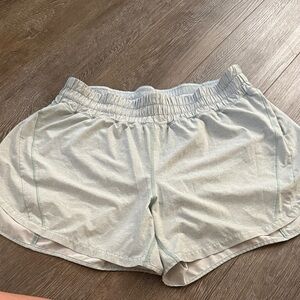 Lululemon Track That Short size 14 Women's Light Green running shorts 5" 5 inch